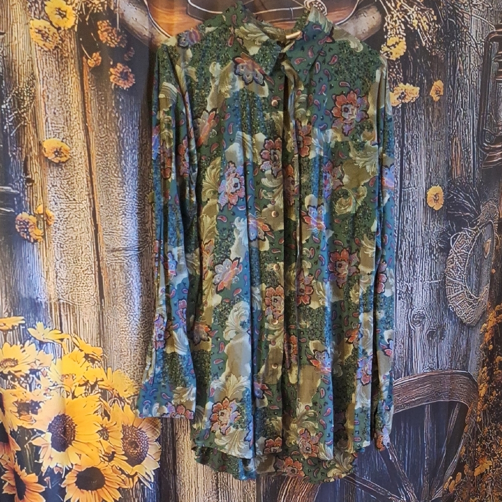 The Men's Store Multicolor Floral Shirt